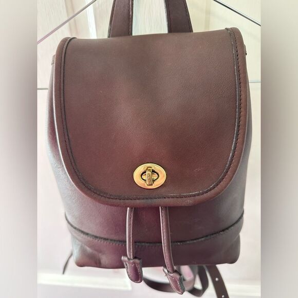 Coach Vintage Classic Leather Day Pack Brown main image 5